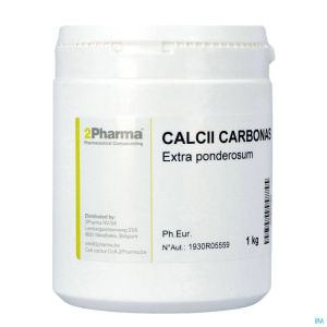 Ca-Carbonaat Zeer Zwaar 2Pharma 1 Kg