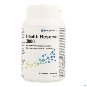 Health Reserve 2000 Metagenics 90 Tabl Nm