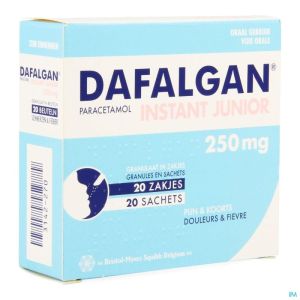 Dafalgan Instant Junior Gran Sach 20 X 250 Mg