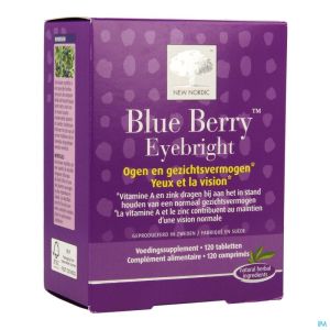 New Nordic Blue Berry Eyebright 120 Tabl