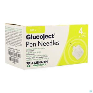 Glucoject Pen Needles 4Mm 32G 44029 100 St