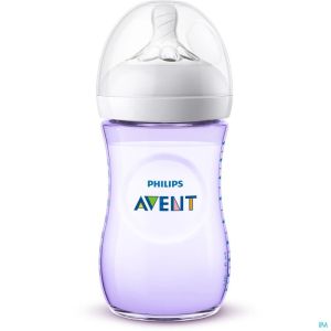 Avent Natural Zuigfles 2.0 Paars 260 Ml