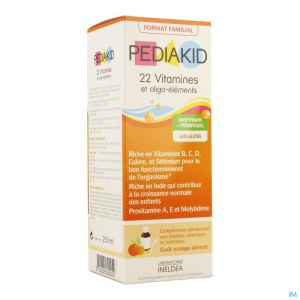 Pediakid 22 Vitamines & Oligo-El Oplos 250 Ml
