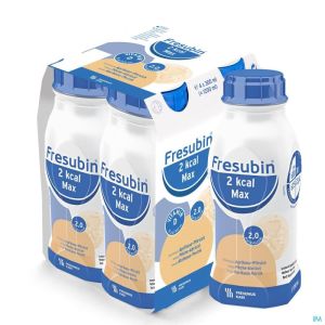 Fresubin 2 Kcal Drink Max Abrikoos-Perzik 4X300 Ml