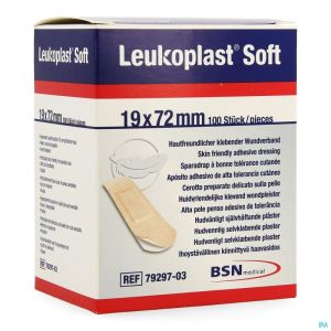 Leukoplast Soft Strips 19X72Mm 100 St