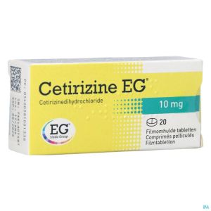 Cetirizine Eg Comp 20 X 10 Mg