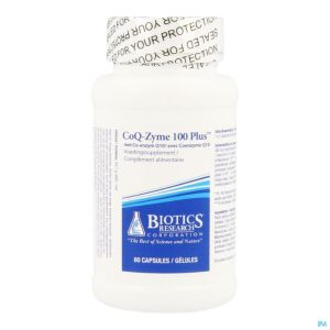 Biotics Coq-Zyme 100 Plus 60 Caps 100 Mg