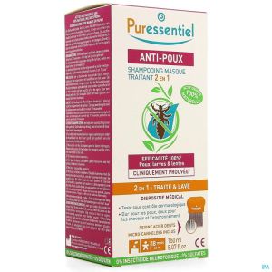 Puressentiel A/Luizen Shampoo 2In1 150 Ml + Kam