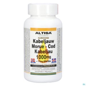 Altisa Levertraanolie 100 Caps 1000 Mg