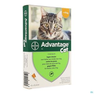 Advantage 40 Chats (4kg 4x0,4ml