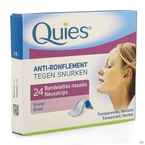 Quies A/ronflement Bandelette Nasale Grand 24