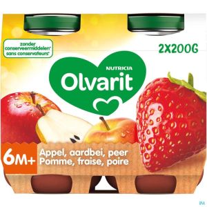 Olvarit Appel Aardbei Peer 6M61 2X200 G Nm 107128