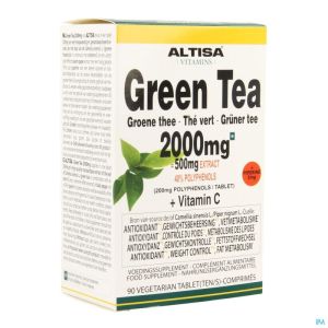 Altisa Groene Thee Extract 90 Tabl 500 Mg