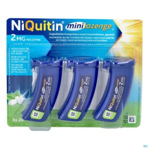 Niquitin Minilozenge Mint 60 Zuigtabl 2 Mg
