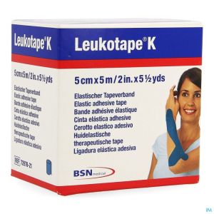 Leukotape K 5Cmx5M 7297821 Blauw 1 Rol