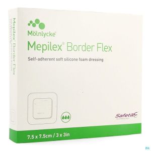 Mepilex Border Flex 7,5X7,5Cm 595200 5 St
