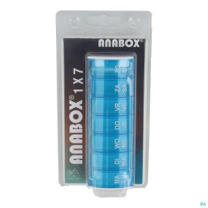 Anabox Pildoos 1 Week Blauw Nl/Fr 1 St