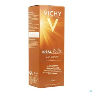 Vichy Cap Sol Lait Auto Bronz Visage+corps 100ml