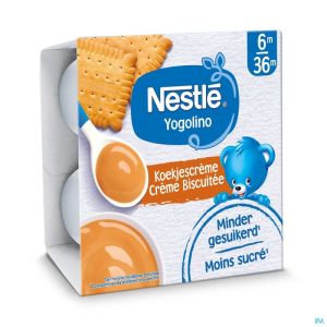 Nestle Baby Dessert Koekjescrem 4X100 G