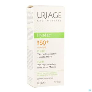 Uriage Hyseac Fluide Sol Spf50 Gem V H 50 Ml