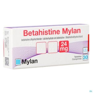 Betahistine Mylan 30 Tabl 24 Mg