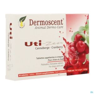 Dermoscent Uti-Zen Hond/Kat Veter 30 Tabl