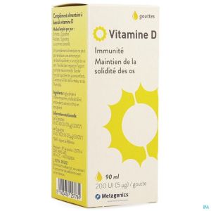 Vitamine D3 Liquid Metagenics 90 Ml