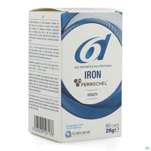 Iron Ferrochel 6D Sports Nutr 60 Caps