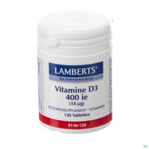 Vit D Lamberts 120 Tabl 400Ie 10 Mcg