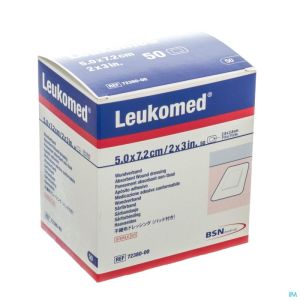 Leukomed Ster 7,2X5Cm 72380-00 50 St