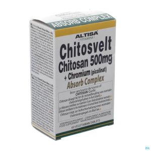 Altisa Chitosvelt Chitosan +Chroom 60 Tabl 500 Mg