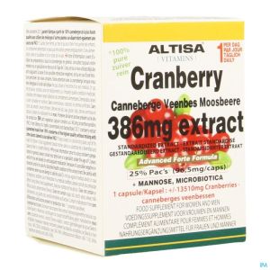 Altisa Cranberry Extract+ Mannose Adv Pl 45 Vcaps