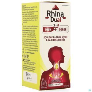 Rhina Dual Toux Gorge Sirop 100ml