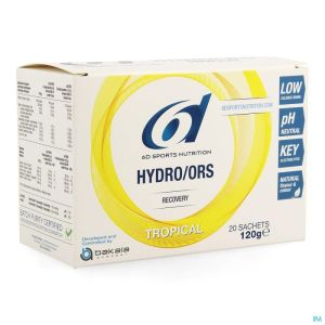 Hydro Ors 6D Tropical Sports Nutr Zakjes 20 X 6 G