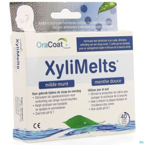 Xylimelts Plaktabl Milde Munt 40 St