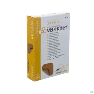 Medihoney Gel Sheet Dressing 5X5 Cm 55798 10 St