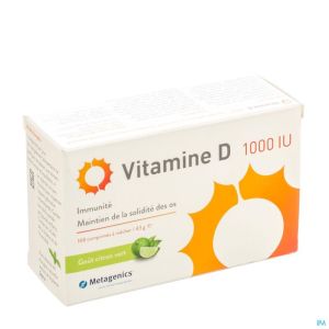 Vitamine D 1000iu Metagenics Comp 168