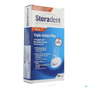 Steradent Cleaner Triple Action Plus 90 Tabl