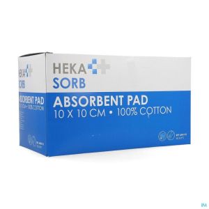 Hekasorb Verband Absorb 10X10Cm 50 St Ab0110