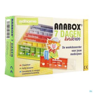 Pillendoos 7D Anabox Kind Rainbow Nl Ad155392 1 St