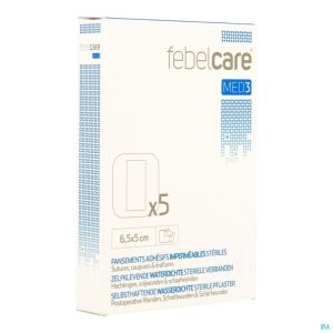 Febelcare Med3 Verband Ster Zelfkl 6,5X5Cm 5 St