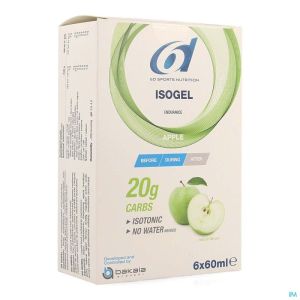 Isogel 6D Appel Sports Nutr 6 X 60 Ml