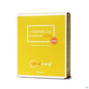Vitamine D Compl Ultra Parels Nat Energy 120 Caps