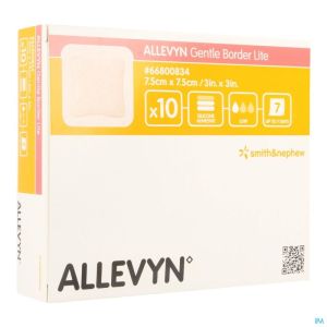 Allevyn Gentle Bord Lite 7,5X7,5Cm 66800834 10 St