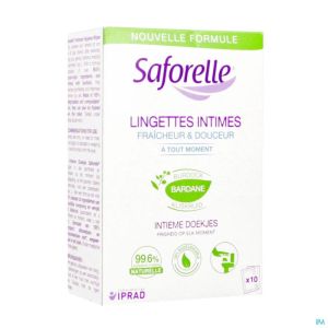 Saforelle Int Doekjes Flushable Doos 10 St