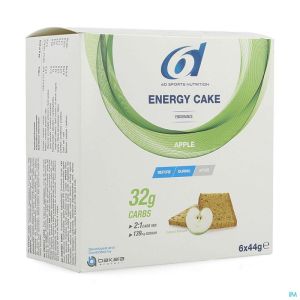 Energy Cake 6D Appel Sports Nutr 6 X 44 Gr
