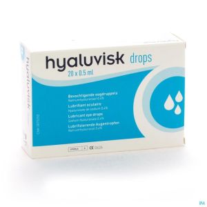 Hyaluvisk Drops Hond/Kat Veter 20X0,5 Ml