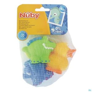 Nuby Badspeeltjes Krokodil Olifant Eend +4M Id6022