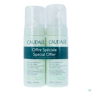 Caudalie Vinoclean Mousse Nett.fleur Vigne 2x150ml