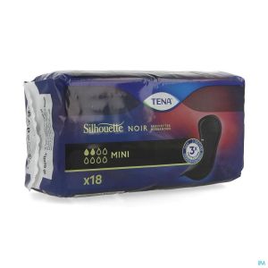 Tena Silhouette Mini Noir Pad 760373 18 St